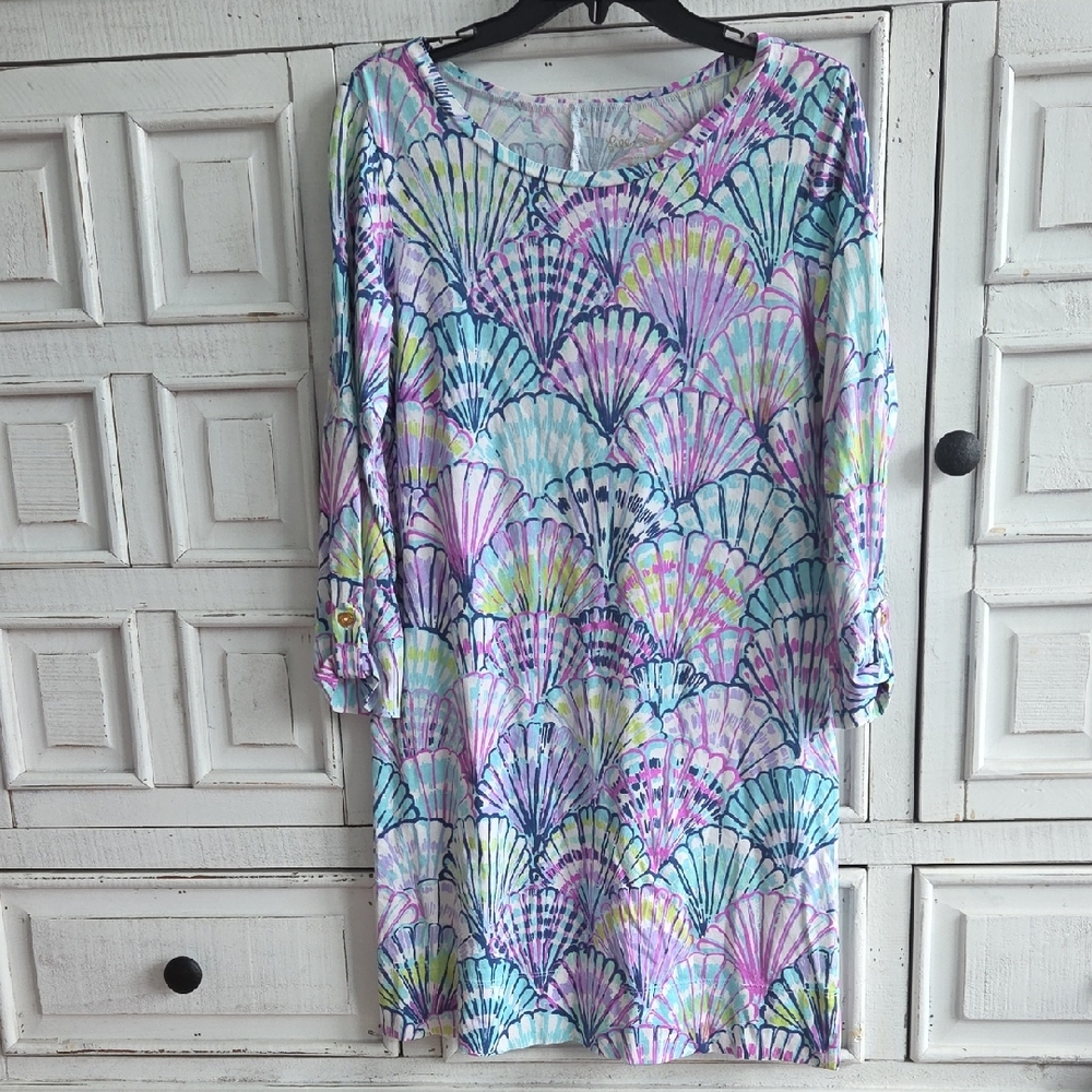 Colorful Shell Pattern Dress